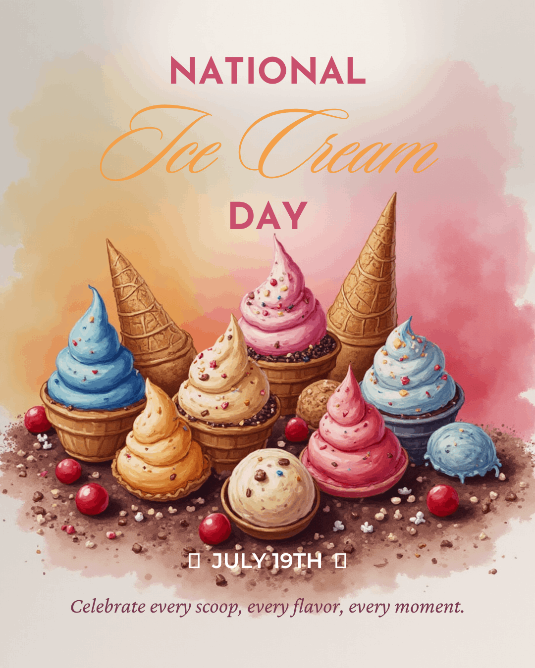 national ice cream day